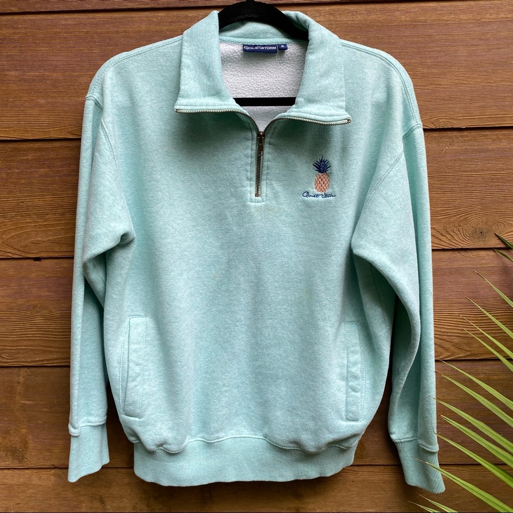 Quietstorm Surf Shop Men's 1/4 Zip Pullover Fleece